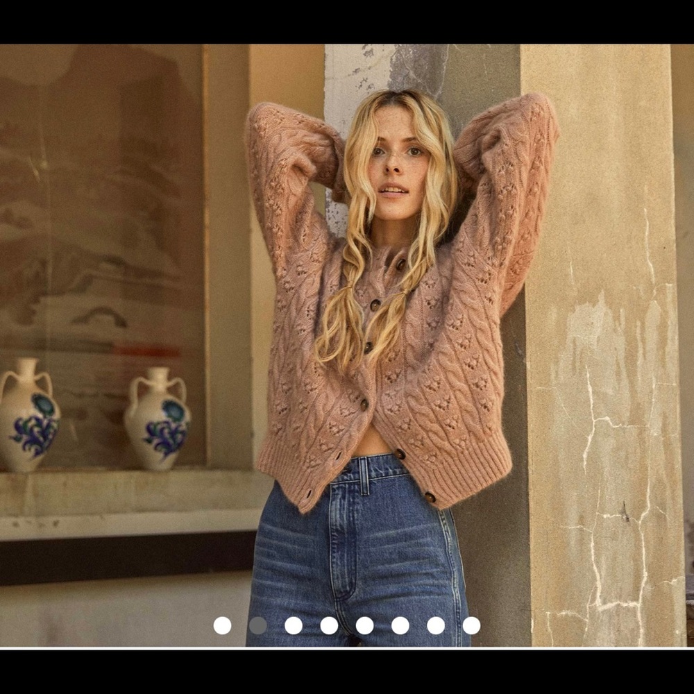 Doen Women's Cardigan in Tan